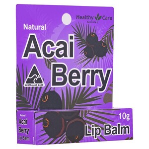[PRE-ORDER] STRAIGHT FROM AUSTRALIA - Healthy Care All Natural Acai Lip Balm 10g